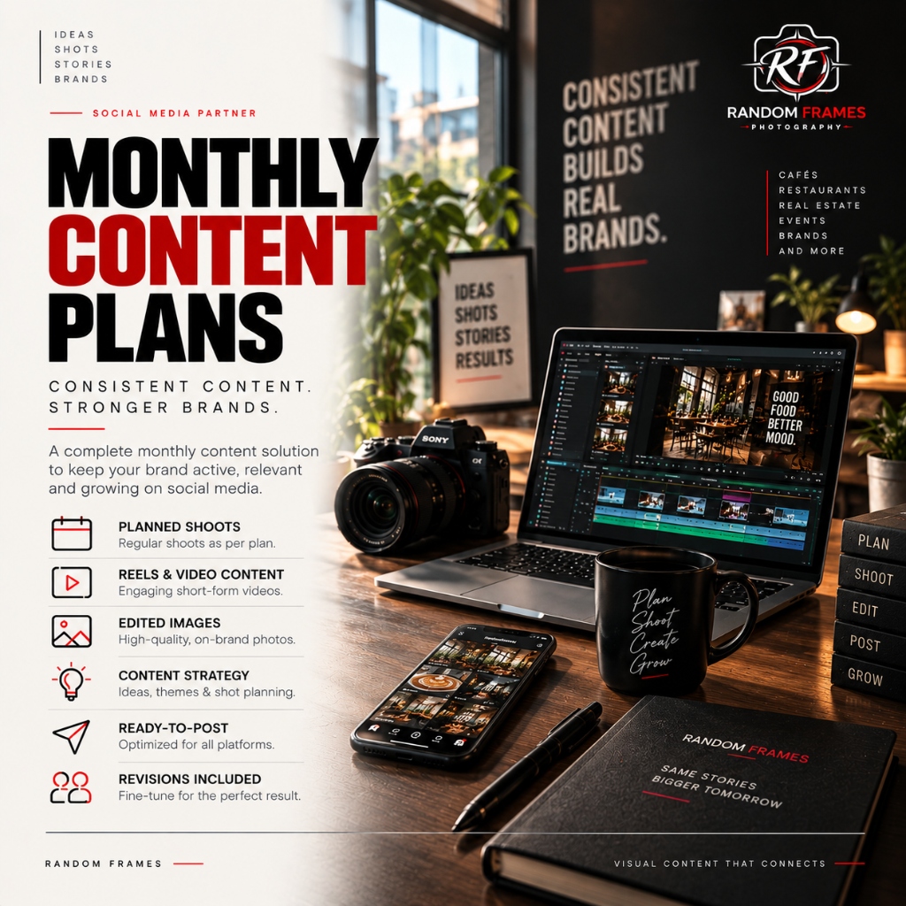 Monthly Content Plans Poster